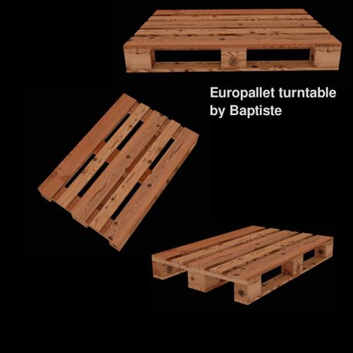 Europallet turntable Game Asset preview image